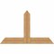 Ekena Millwork Portland Timber Gable Bracket, Western Red Cedar, 48"W x 30"H x 3 1/2"D x 5 1/2"F, 15/12 Pitch GBW048X30X0406POR00SWR - alternate 1